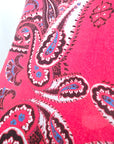 Chemise rouge délavé à imprimé bandana