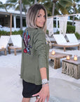 Veste saharienne militaire customisée