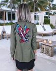 Veste saharienne militaire customisée