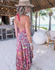 Robe asymétrique en soie