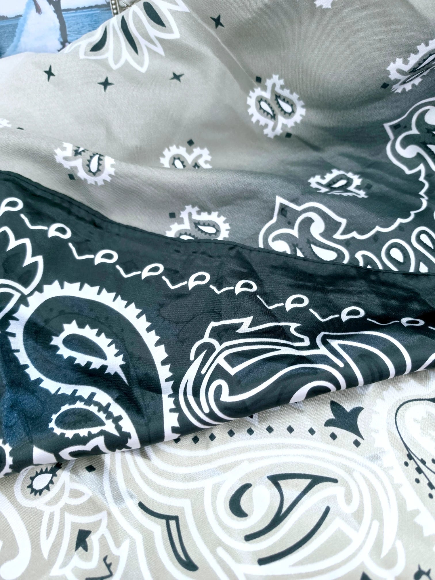 Foulard bandana tie and dye