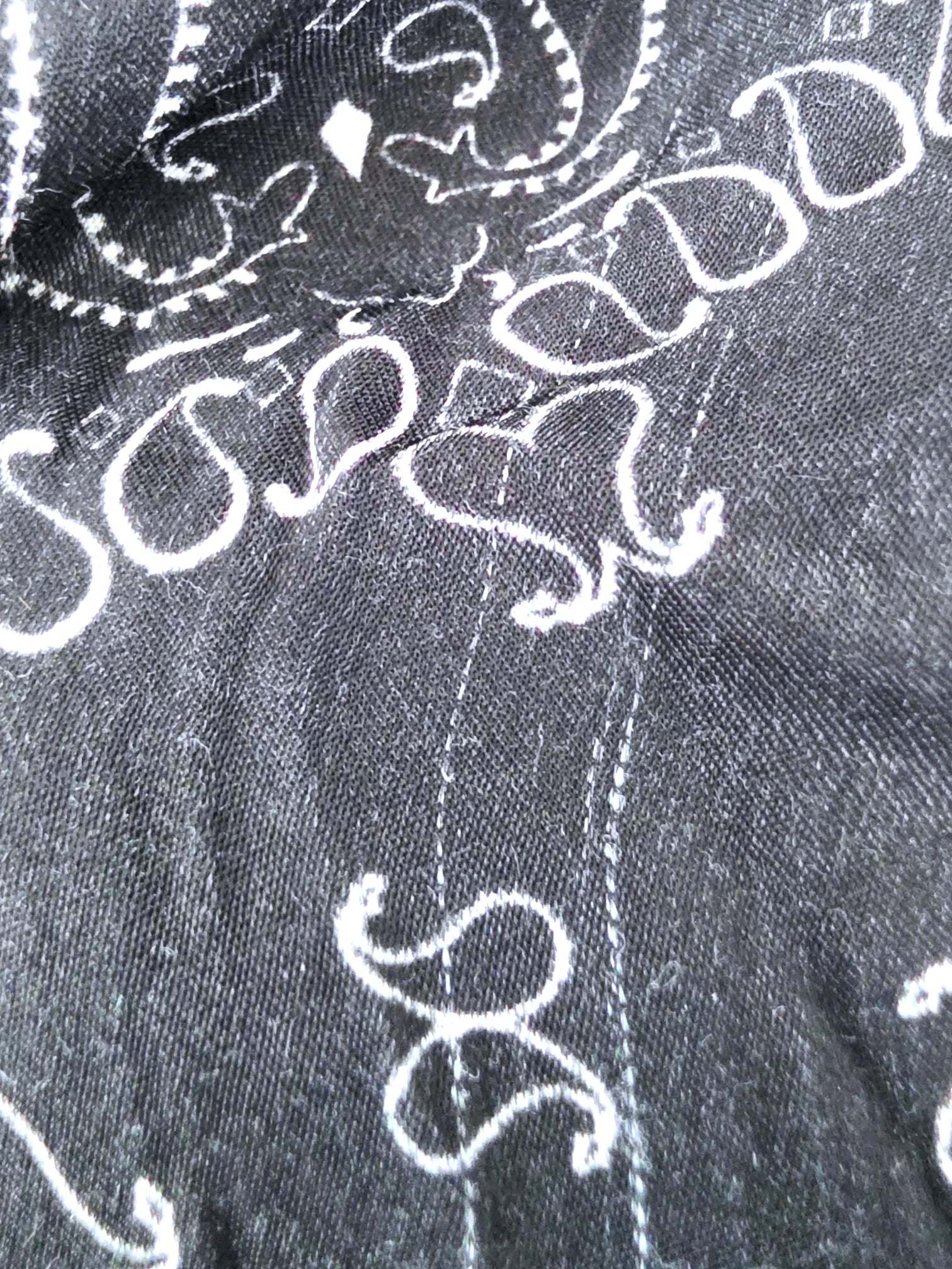 Pantalon fluide à imprimé bandana