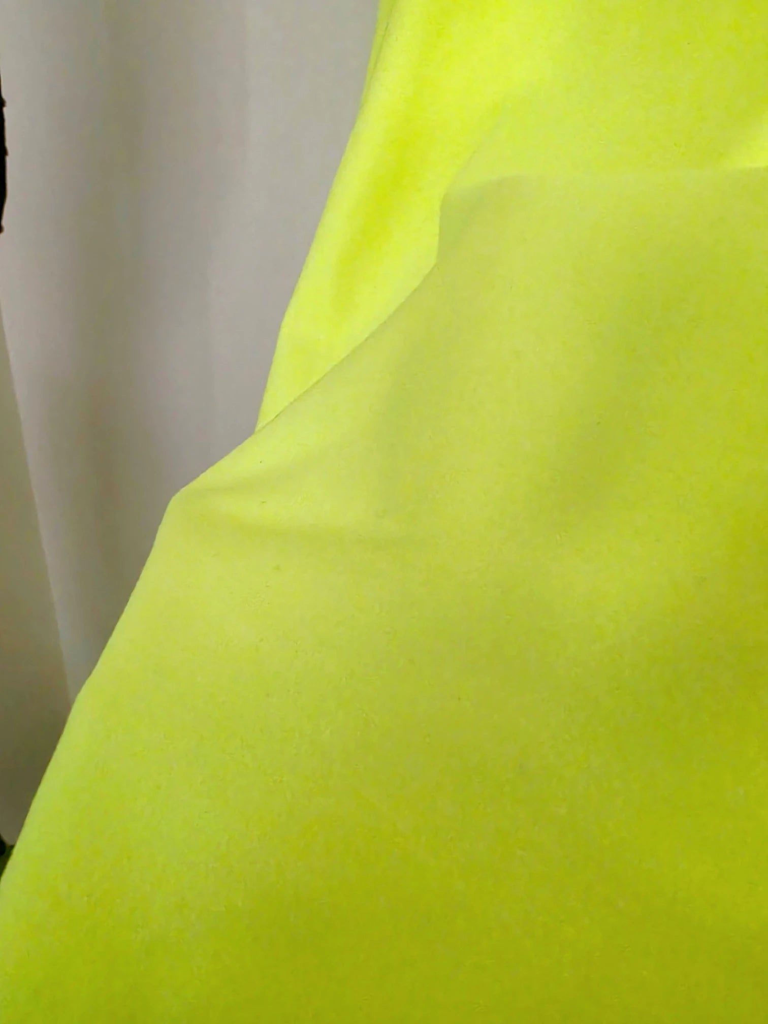 T-shirt jaune fluo avec élasthanne