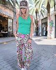 Débardeur vert vif à maille côtelée en lycra - 𝐌𝐚𝐫𝐢𝐧𝐚𝟒𝟒𝐟𝐚𝐦𝐢𝐥𝐲