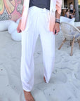 Pantalon blanc à jambes droites - 𝐌𝐚𝐫𝐢𝐧𝐚𝟒𝟒𝐟𝐚𝐦𝐢𝐥𝐲