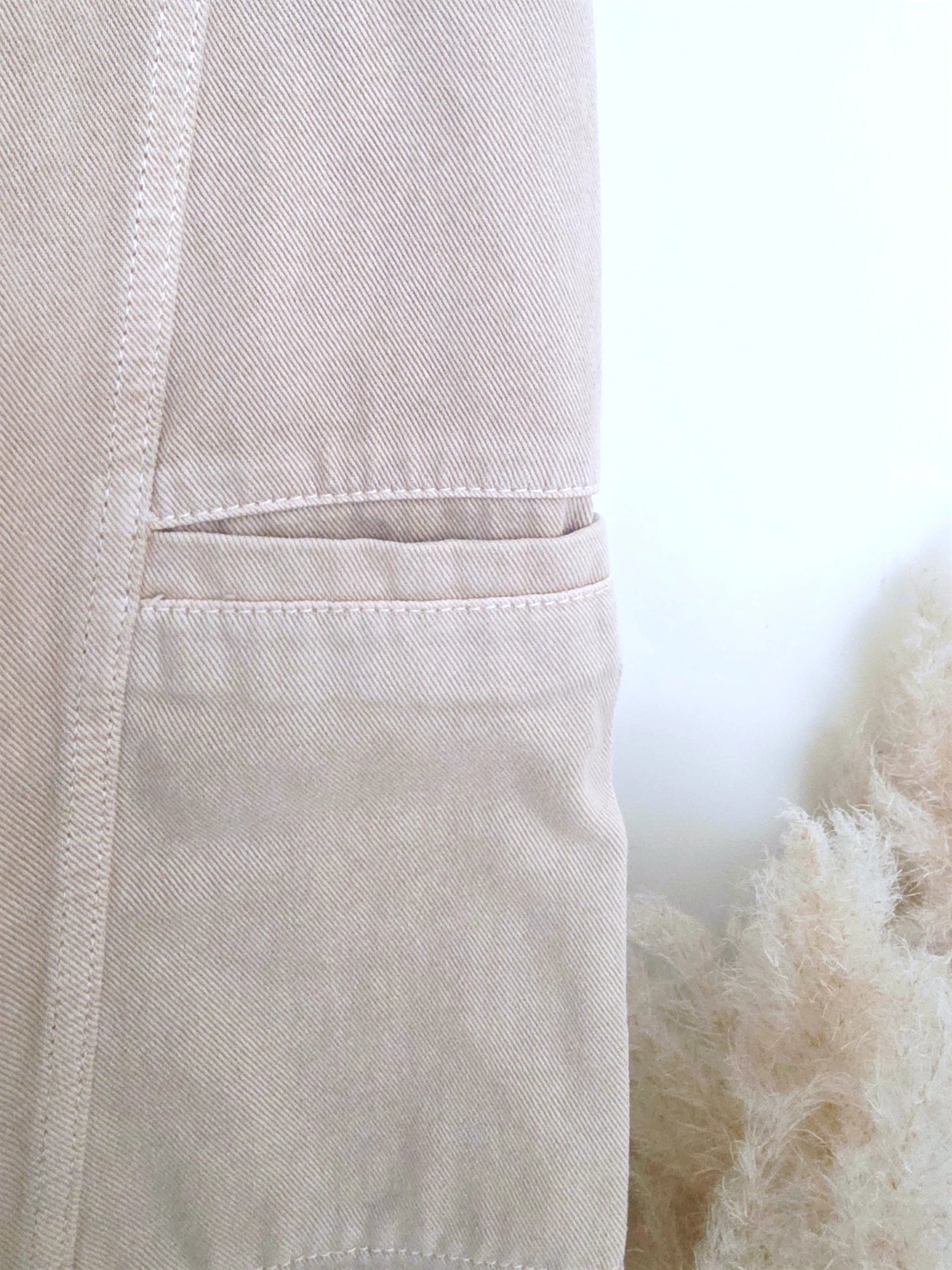 Pantalon cargo à jambe large