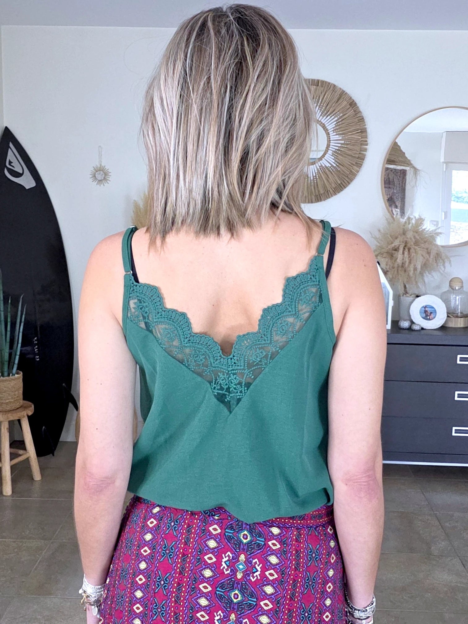 Débardeur vert Victoria