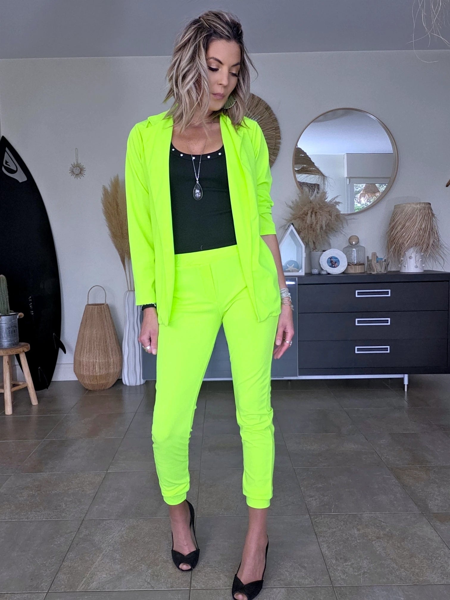 Ensemble veste & pantalon vert-jaune fluo - 𝐌𝐚𝐫𝐢𝐧𝐚𝟒𝟒𝐟𝐚𝐦𝐢𝐥𝐲