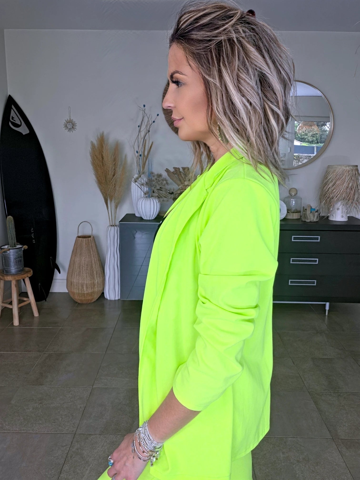 Ensemble veste &amp; pantalon vert-jaune fluo - 𝐌𝐚𝐫𝐢𝐧𝐚𝟒𝟒𝐟𝐚𝐦𝐢𝐥𝐲