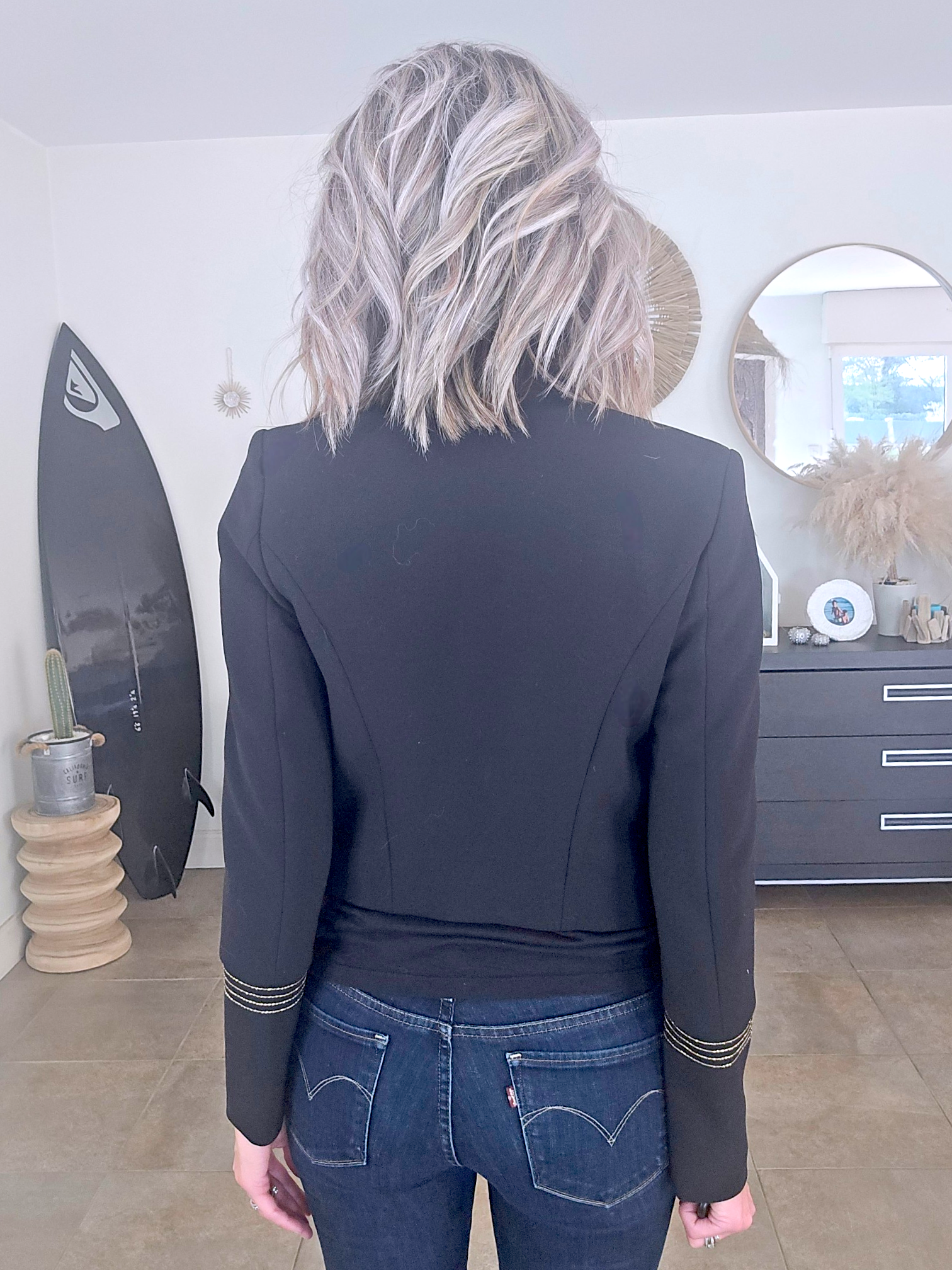 Veste officier noire - 𝐌𝐚𝐫𝐢𝐧𝐚𝟒𝟒𝐟𝐚𝐦𝐢𝐥𝐲