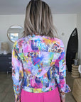 Veste en jean mexicaine