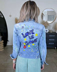Veste cintrée création en jean