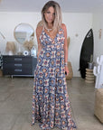 Robe longue dos ouvert
