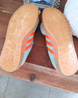 Baskets gazelle Indoor vert d'eau et orange fluo - 𝐌𝐚𝐫𝐢𝐧𝐚𝟒𝟒𝐟𝐚𝐦𝐢𝐥𝐲