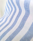 Chemise coton à rayures et broderies