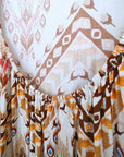 Robe africa à dos ouvert