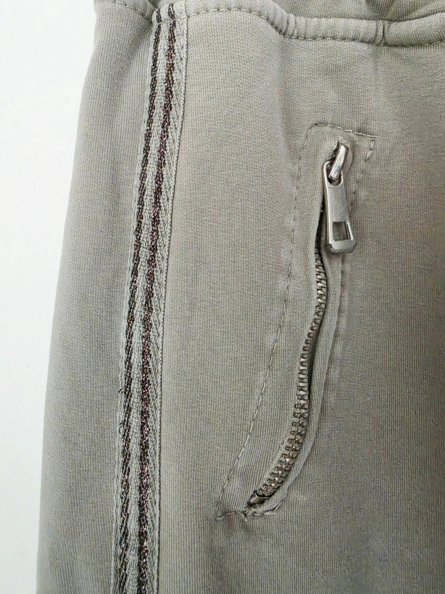 Pantalon 7/8è jeeging kaki-beige