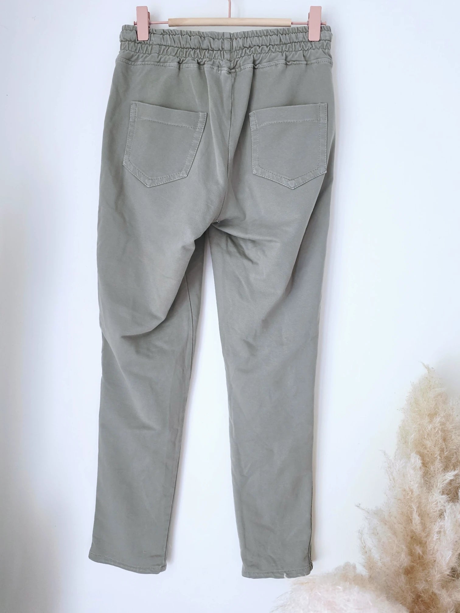 Pantalon 7/8è jeeging kaki-beige