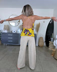Pantalon cargo à jambe large