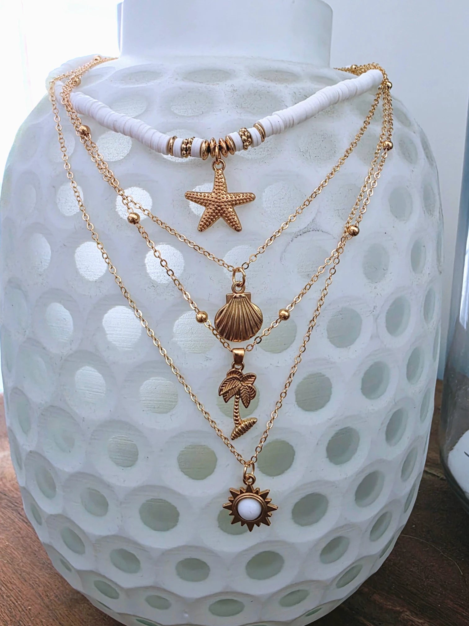 Collier multi-tours en acier inoxydable