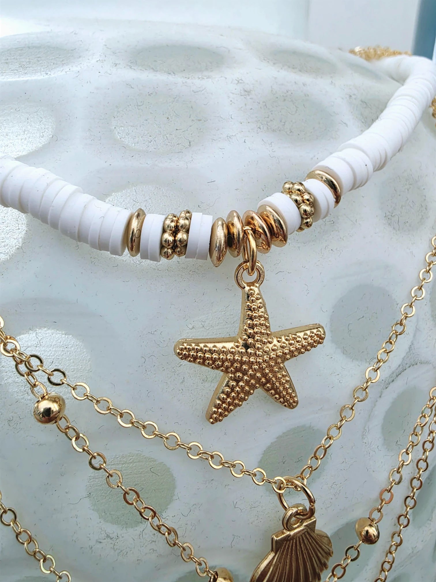 Collier multi-tours en acier inoxydable
