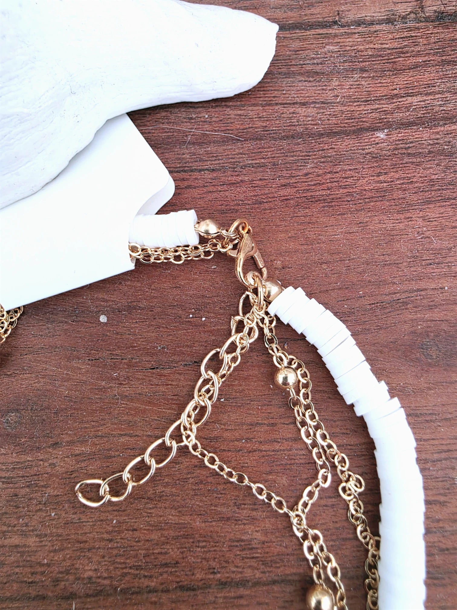 Collier multi-tours en acier inoxydable