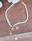 Collier multi-tours en acier inoxydable