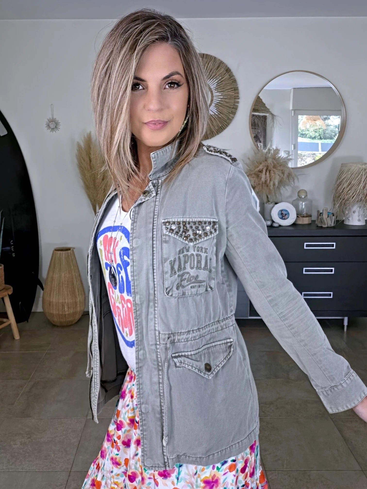 Saharienne kaki clair - 𝐌𝐚𝐫𝐢𝐧𝐚𝟒𝟒𝐟𝐚𝐦𝐢𝐥𝐲