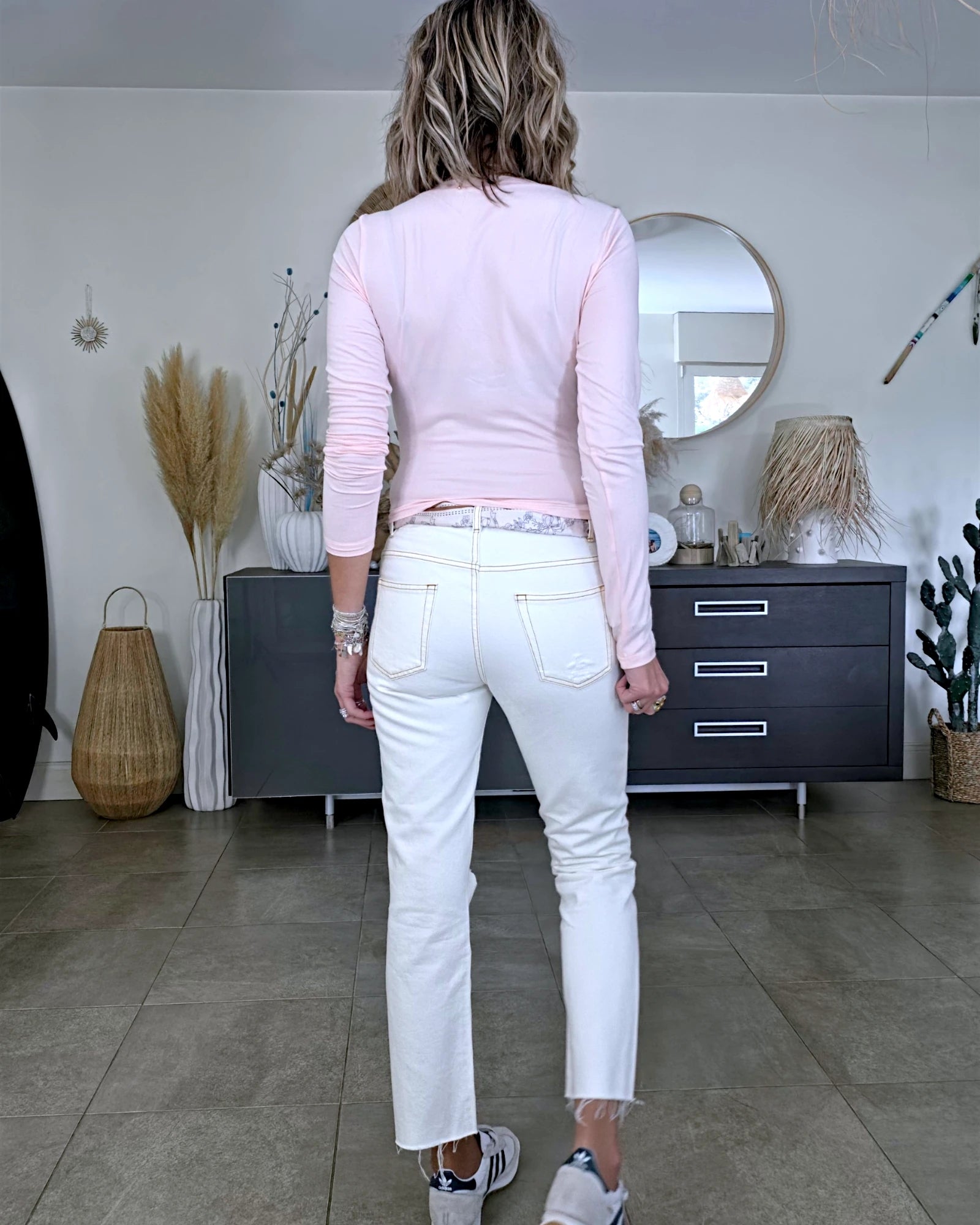 T-shirt en lycra rose clair