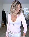 T-shirt en lycra rose clair