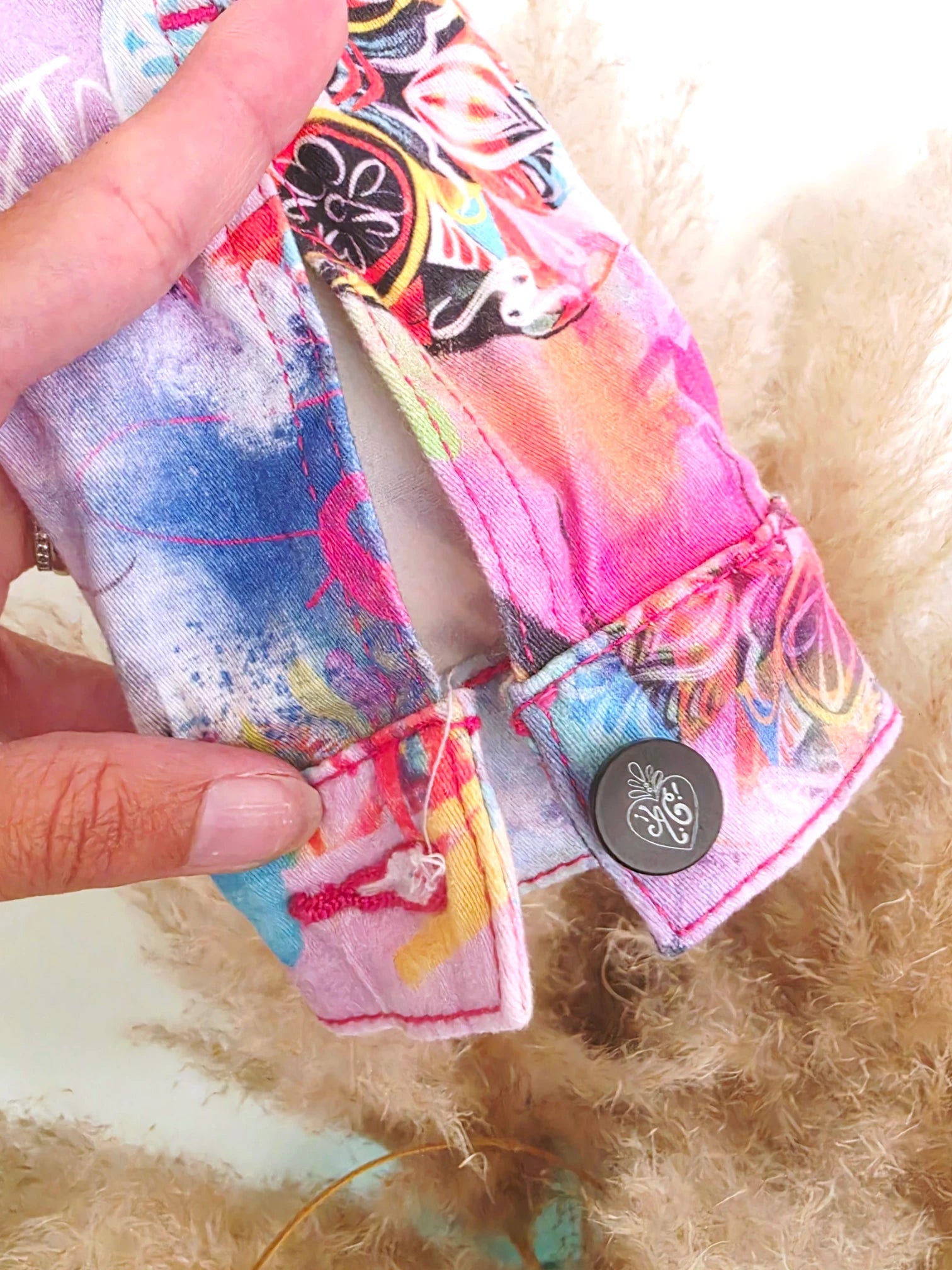 Veste en jean mexicaine