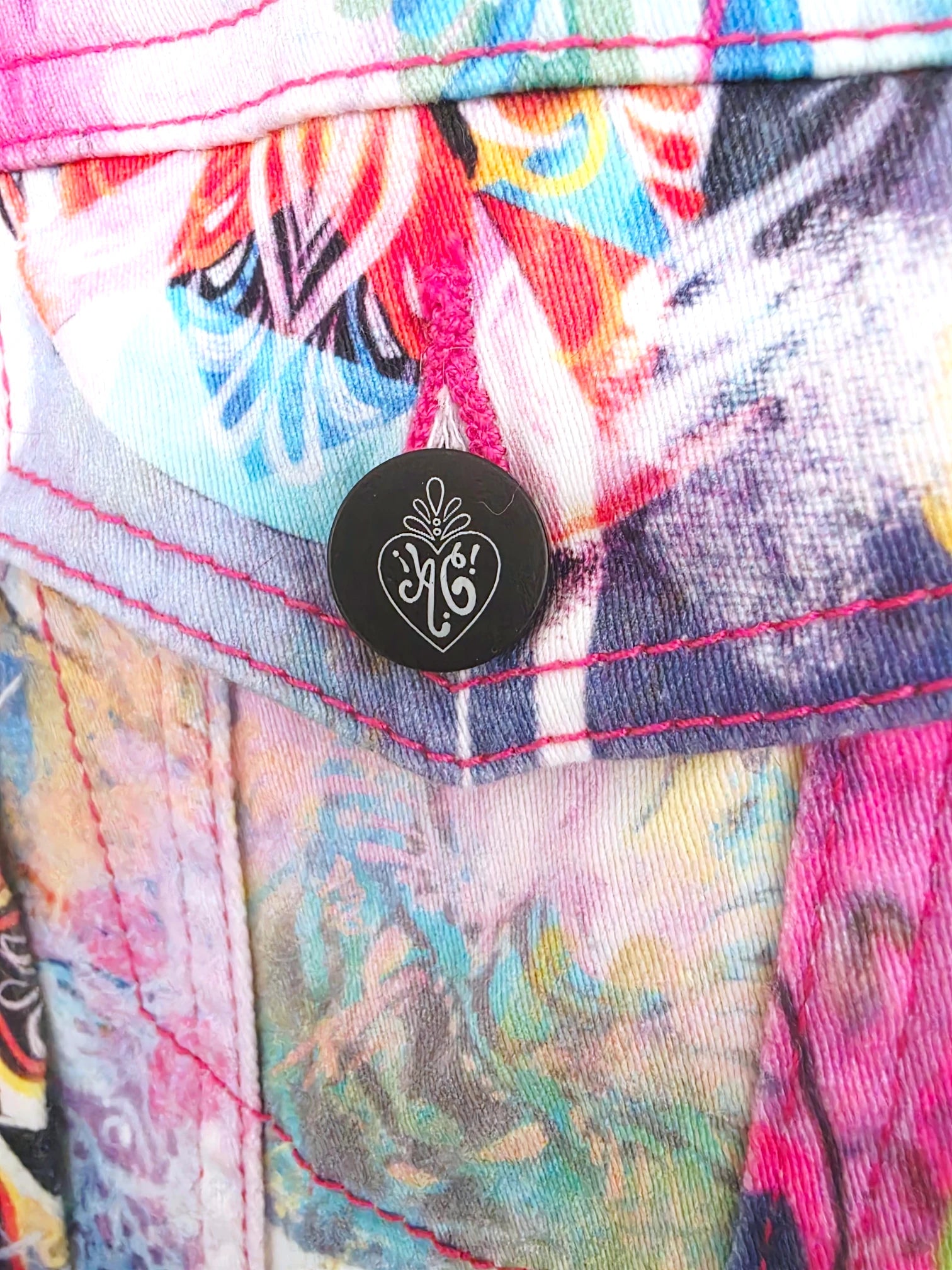 Veste en jean mexicaine