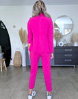 Ensemble 3 pièces fuchsia