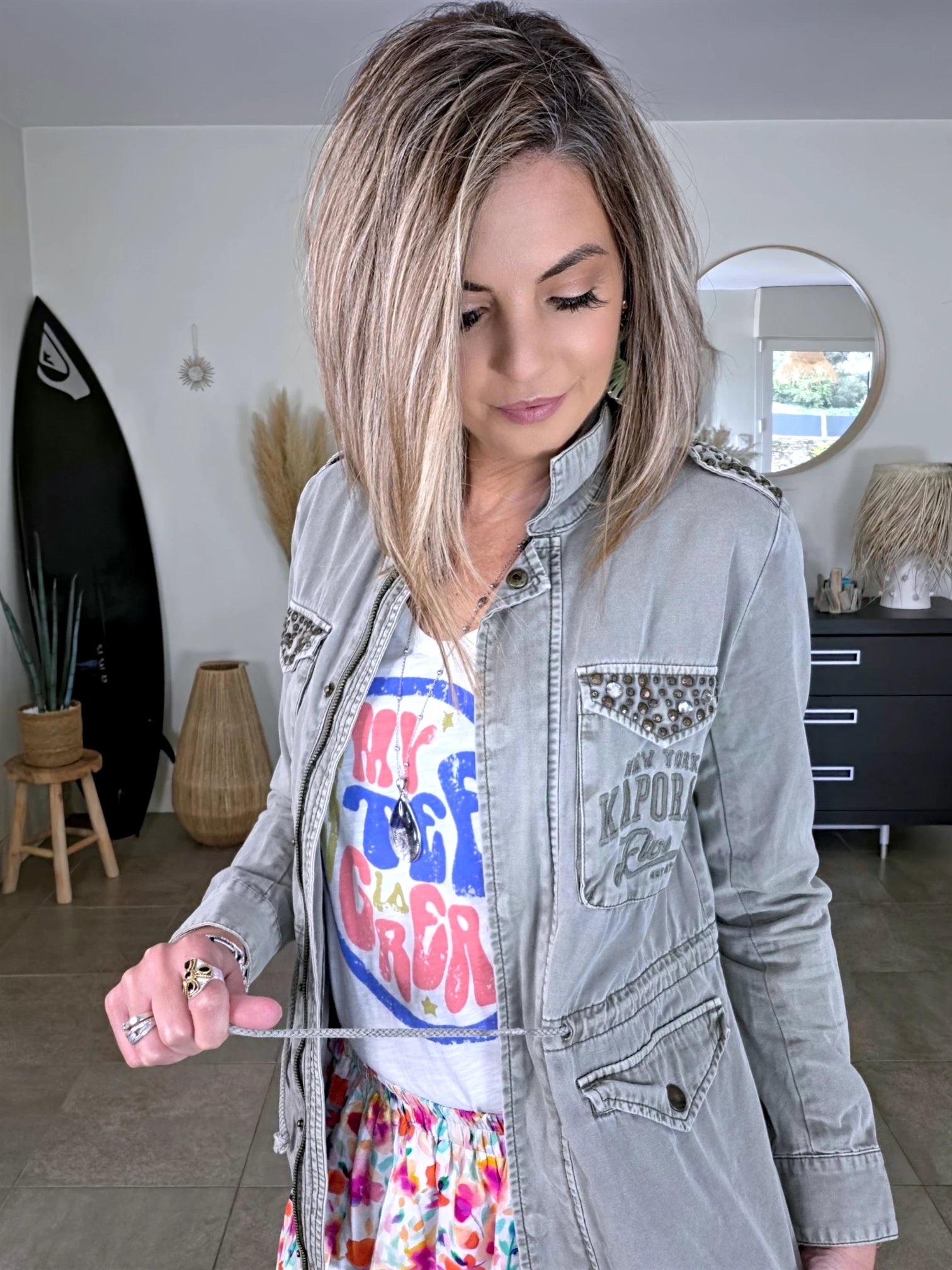 Saharienne kaki clair - 𝐌𝐚𝐫𝐢𝐧𝐚𝟒𝟒𝐟𝐚𝐦𝐢𝐥𝐲