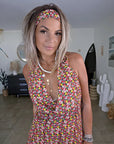 Combi-short lambada fleuri