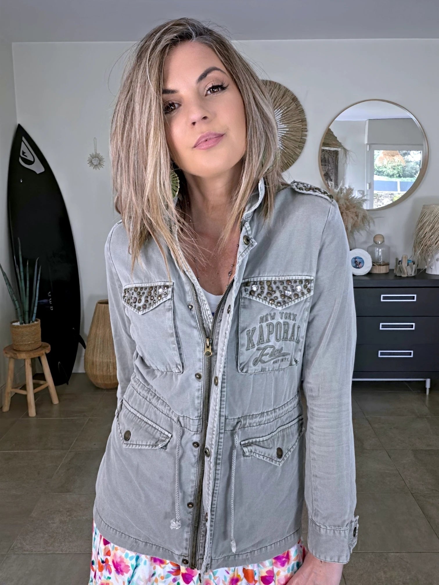 Saharienne kaki clair - 𝐌𝐚𝐫𝐢𝐧𝐚𝟒𝟒𝐟𝐚𝐦𝐢𝐥𝐲