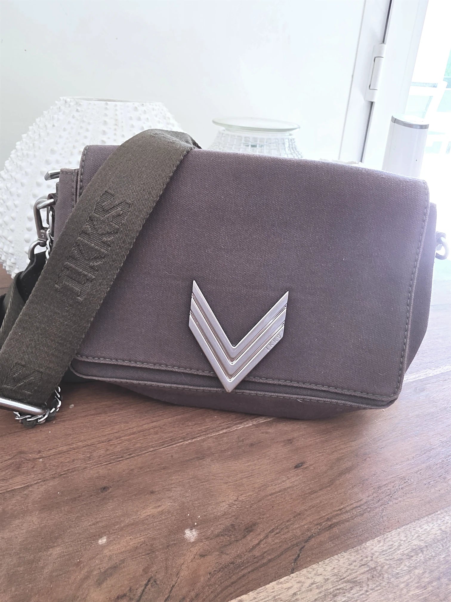 Sac 111 Lena tissu et cuir 2&amp;1 kaki et camouflage
