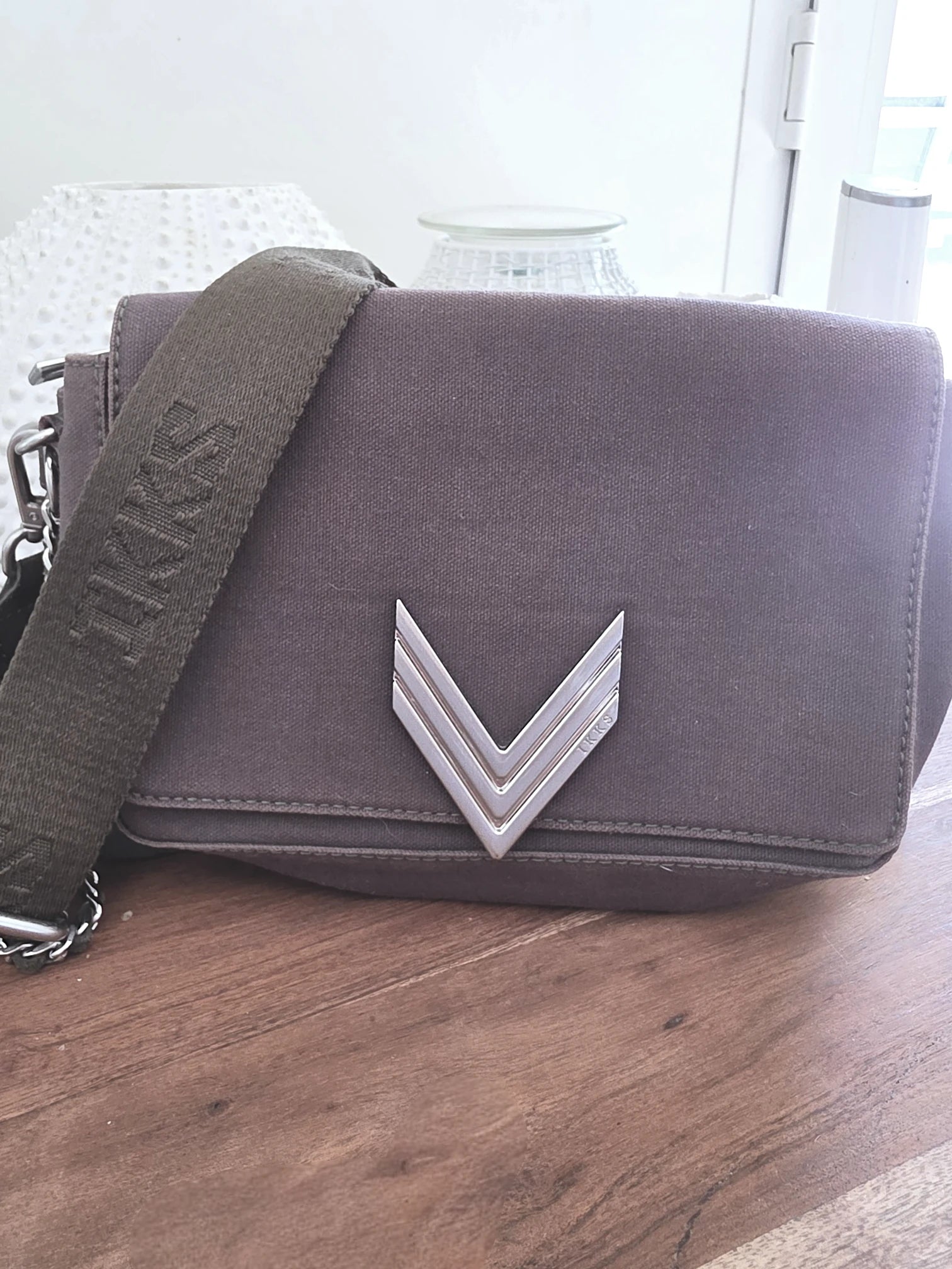 Sac 111 Lena tissu et cuir 2&amp;1 kaki et camouflage