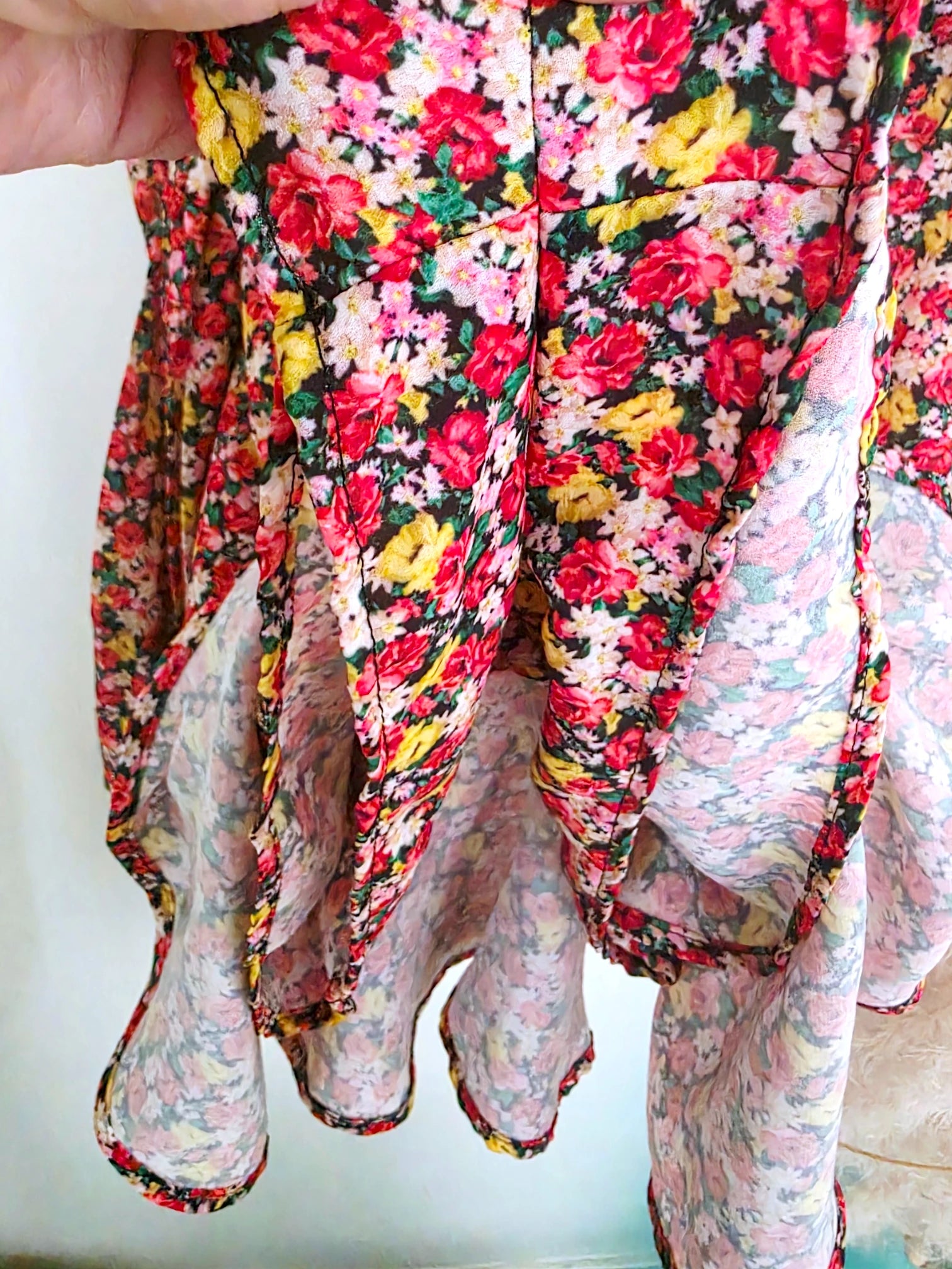 Combi-short lambada fleuri
