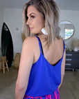 Débardeur bleu roi