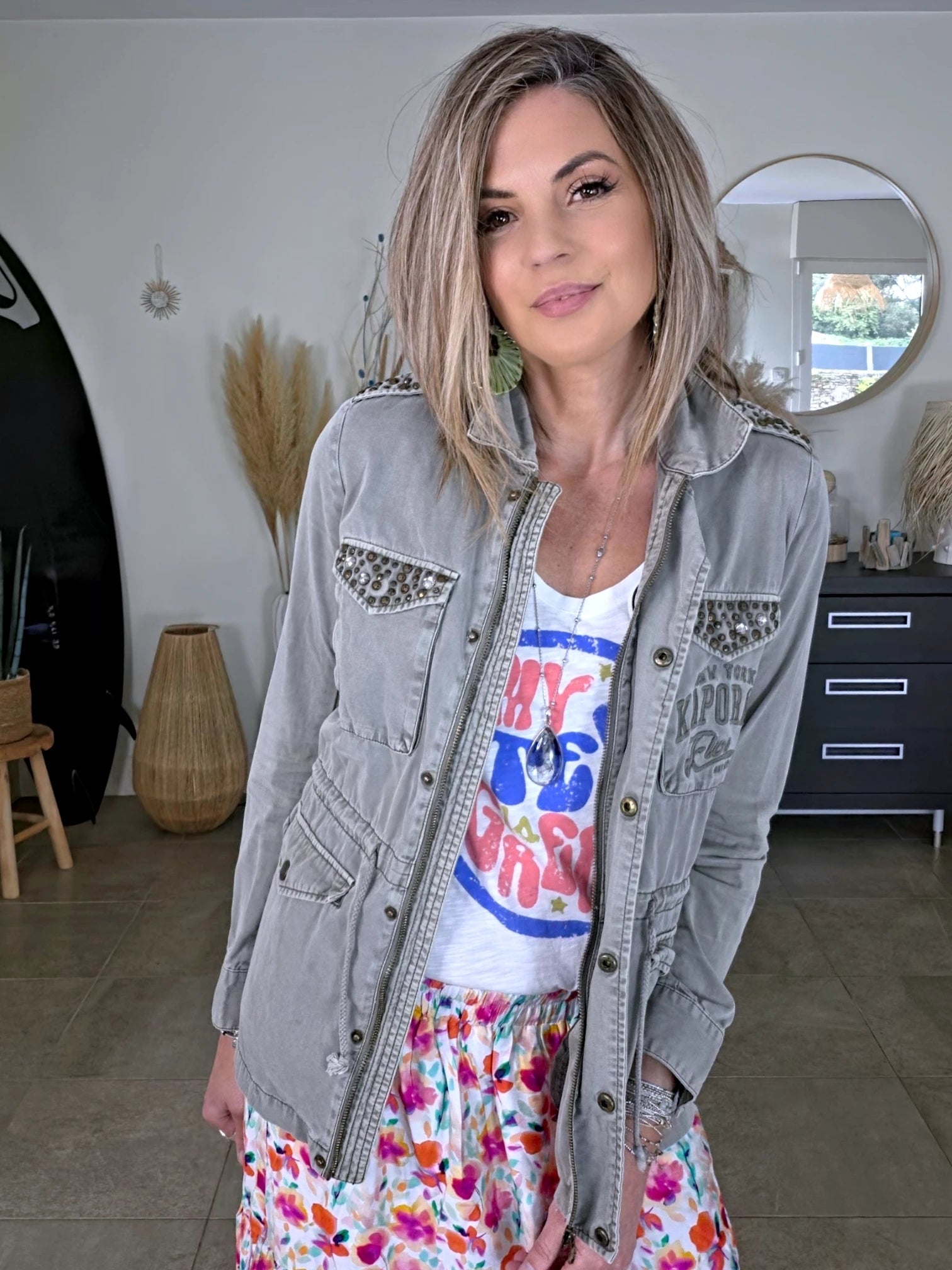 Saharienne kaki clair - 𝐌𝐚𝐫𝐢𝐧𝐚𝟒𝟒𝐟𝐚𝐦𝐢𝐥𝐲