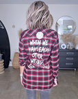Chemise tunique à inscriptions au dos - 𝐌𝐚𝐫𝐢𝐧𝐚𝟒𝟒𝐟𝐚𝐦𝐢𝐥𝐲