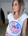 T-shirt blanc "My tee great" - 𝐌𝐚𝐫𝐢𝐧𝐚𝟒𝟒𝐟𝐚𝐦𝐢𝐥𝐲