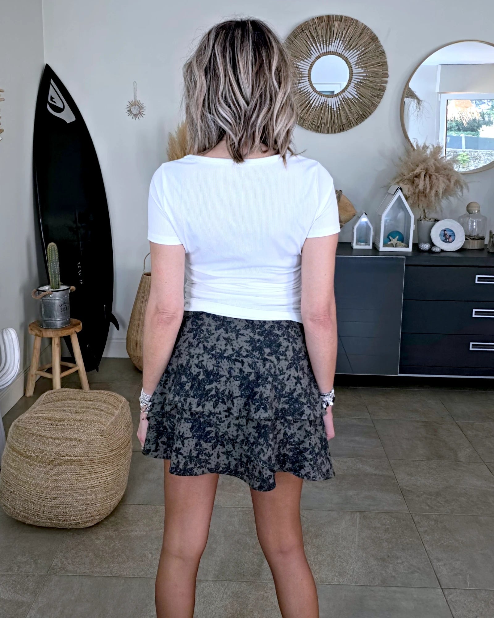 Jupe kaki à imprimé camouflage - 𝐌𝐚𝐫𝐢𝐧𝐚𝟒𝟒𝐟𝐚𝐦𝐢𝐥𝐲