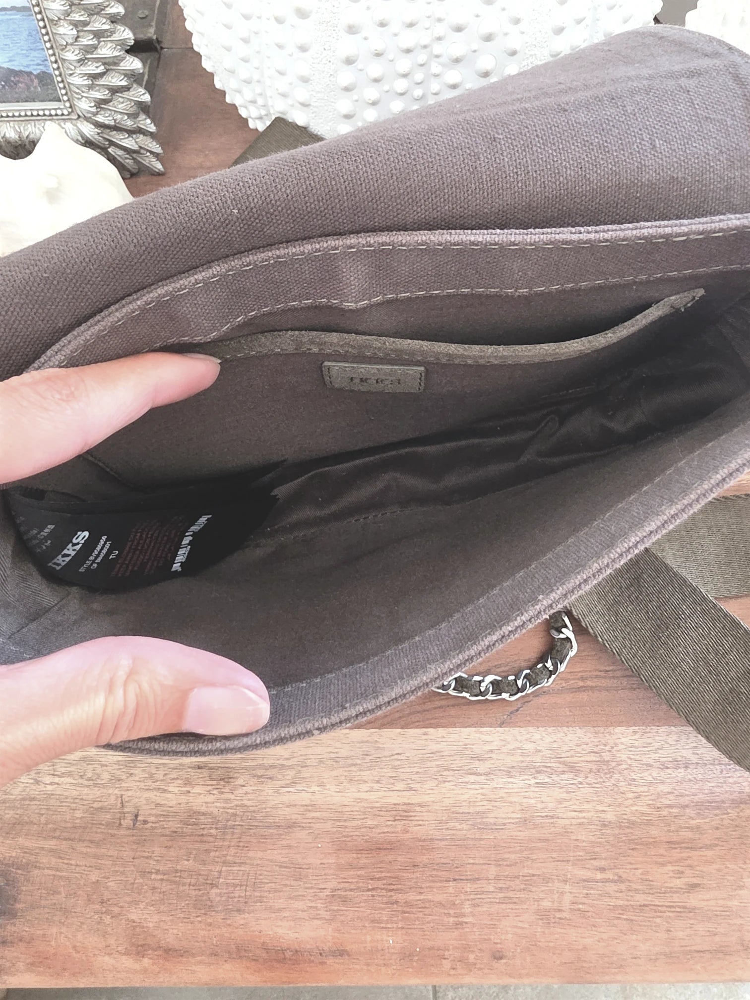 Sac 111 Lena tissu et cuir 2&amp;1 kaki et camouflage