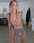 Sac 111 Lena tissu et cuir 2&1 kaki et camouflage