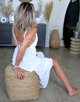 Robe longue blanche
