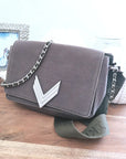 Sac 111 Lena tissu et cuir 2&1 kaki et camouflage