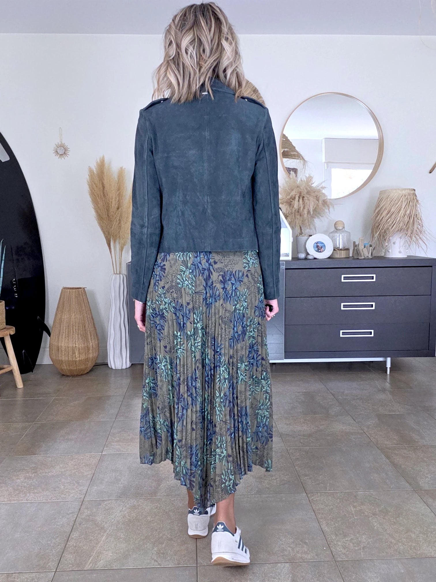Perfecto 100% cuir bleu pétrole - 𝐌𝐚𝐫𝐢𝐧𝐚𝟒𝟒𝐟𝐚𝐦𝐢𝐥𝐲