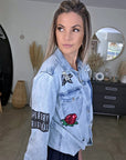 Chemise destroy en jean